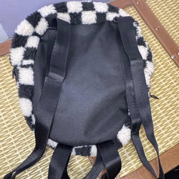 VANS MINI BACKPACK CHECKERED BLACK AND WHITE - Picture 4 of 7
